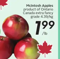 Sobeys McIntosh Apples - Apple Fest offer
