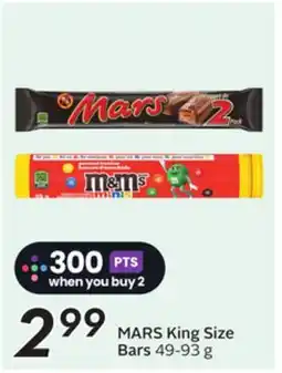 Sobeys MARS King Size Bars offer
