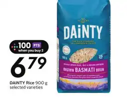 Sobeys DAINTY Rice offer