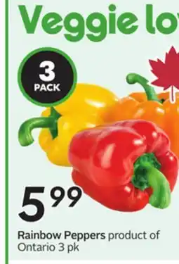 Sobeys Rainbow Peppers offer