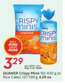 Sobeys QUAKER Crispy Minis offer