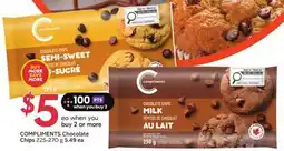 Sobeys COMPLIMENTS Chocolate Chips offer