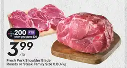 Sobeys Fresh Pork Shoulder Blade Roasts or Steak offer