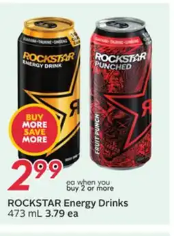 Sobeys ROCKSTAR Energy Drinks offer