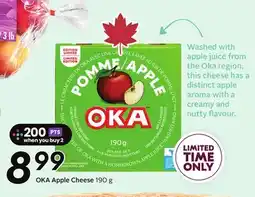 Sobeys OKA Apple Cheese - Apple Fest offer