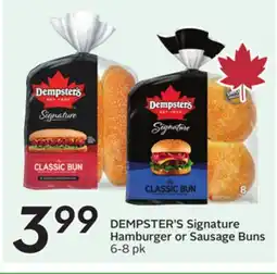 Sobeys DEMPSTER'S Signature Hamburger or Sausage Buns offer