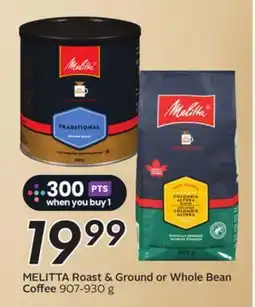 Sobeys MELITTA Roast & Ground or Whole Bean Coffee offer