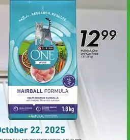 Sobeys PURINA One Dry Cat Food offer