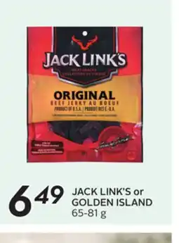 Sobeys JACK LINK'S or GOLDEN ISLAND offer