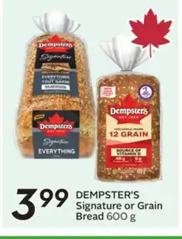 Sobeys DEMPSTER'S Signature or Grain Bread offer