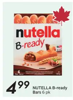 Sobeys NUTELLA B-ready Bars offer