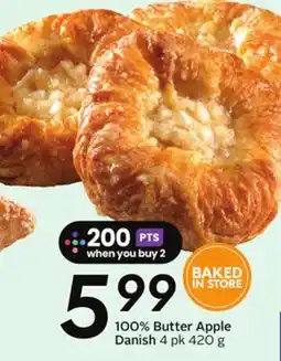 Sobeys 100% Butter Apple Danish - Apple Fest offer