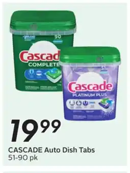 Sobeys CASCADE Auto Dish Tabs offer