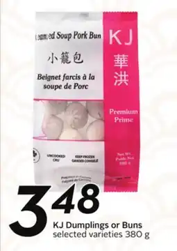 Sobeys KJ Dumplings or Buns offer
