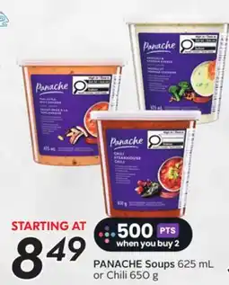 Sobeys PANACHE Soups offer