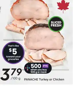 Sobeys PANACHE Turkey or Chicken offer