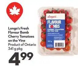 Longo's Fresh Flavour Bomb Cherry Tomatoes on the Vine offer