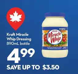 Longo's Kraft Miracle Whip Dressing offer