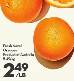 Longo's Fresh Navel Oranges offer