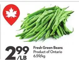 Longo's Fresh Green Beans offer