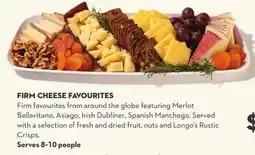 Longo's FIRM CHEESE FAVOURITES offer