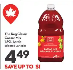 Longo's The Keg Classic Caesar Mix offer