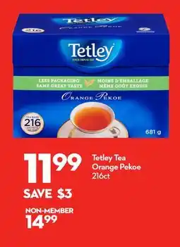 Longo's Tetley Tea Orange Pekoe offer