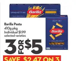 Longo's Barilla Pasta offer