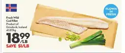 Longo's Fresh Wild Cod Fillet offer