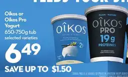 Longo's Pro Yogurt offer