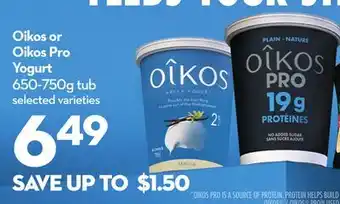 Longo's Pro Yogurt offer