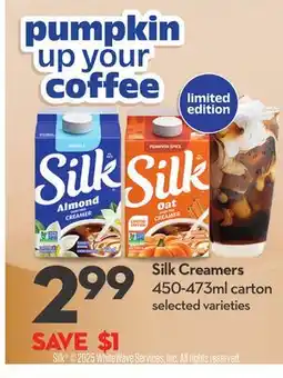 Longo's Silk Creamers offer