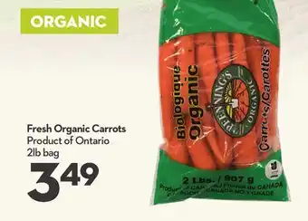 Longo's Fresh Organic Carrots offer