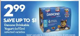 Longo's Danone Drinkable Yogurt offer