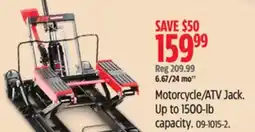 Canadian Tire Motorcycle/ATV Jack offer