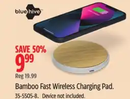 Canadian Tire Bluehive Bamboo Fast Wireless Charging Pad offer