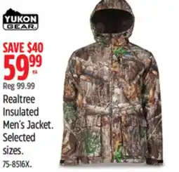Canadian Tire Yukon Realtree Insulated Men's Jacket offer