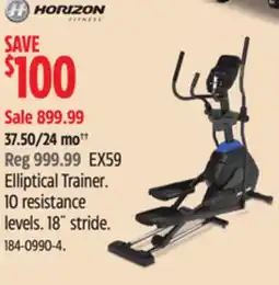 Canadian Tire Horizon EX59 Elliptical Trainer offer