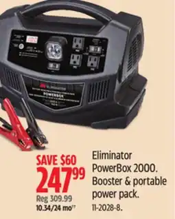 Canadian Tire Motomaster Eliminator Power Box 200 offer
