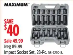 Canadian Tire MAXIMUM Impact Socket Set, 28-Pc offer