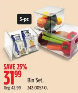 Canadian Tire Dial Bin Set offer
