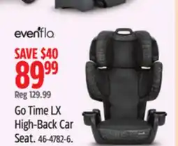 Canadian Tire Evenflo Go Time LX High-Back Car Seat offer