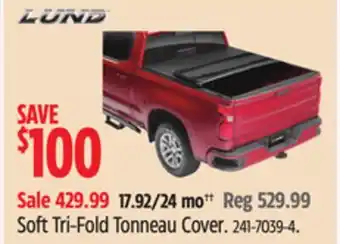 Canadian Tire Lund Soft Tri-Fold Tonneau Cover offer