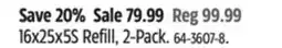 Canadian Tire 16x25x5S Refill, 2-Pack offer