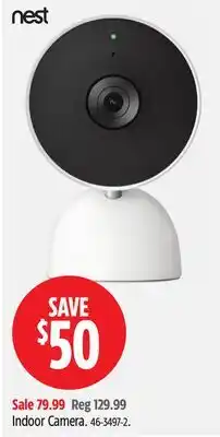 Canadian Tire Google Nest Indoor Camera offer