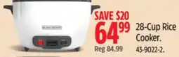 Canadian Tire 28-Cup Rice Cooker offer