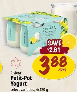 Farm Boy Riviera Petit-Pot Yogurt offer