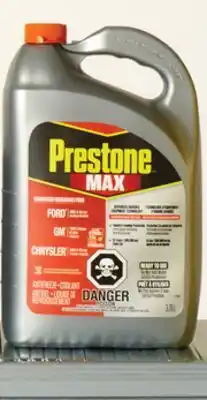 Walmart Prestone MAX Concentrated & Premixed antifreeze/Coolant offer
