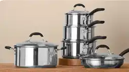 Walmart Starfit 10-piece stainless steel cookware set offer