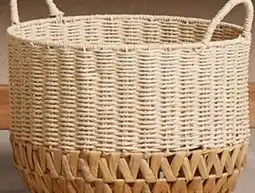 Walmart Hometrends Natural Woven Basket offer